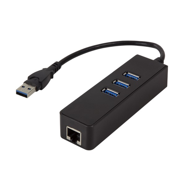 LogiLink USB3.0 - 3-Port Hub with Ethernet