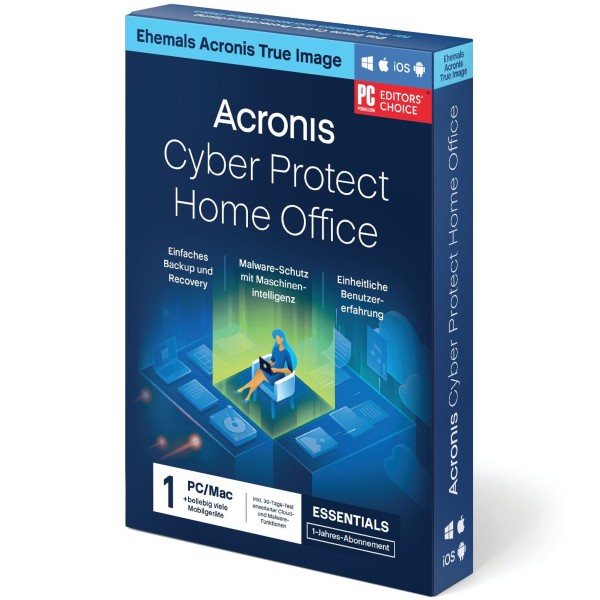 Acronis Cyber Protect Home Office Ess. - 1 Gerät 1 Jahr